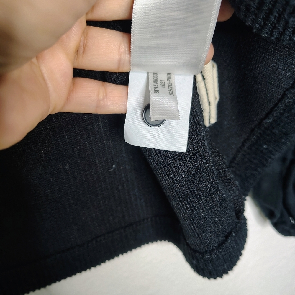 Madewell Women's Black Balloon Sleeves High Neck Sz L - Picture 7 of 15